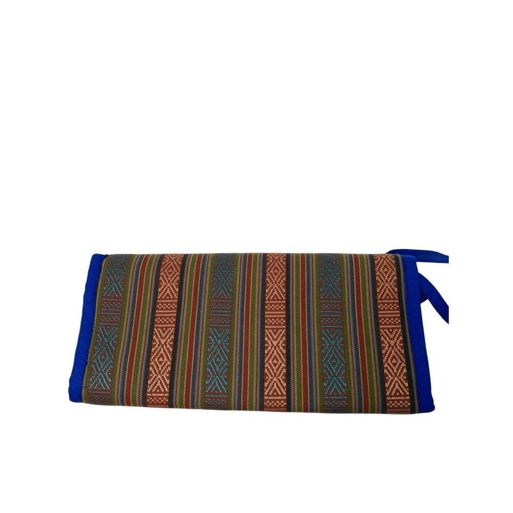 Handwoven Bhutanese Wristlet Wallet  Artisan Clutch with Zipper Compartments | M - Picture 4 of 10